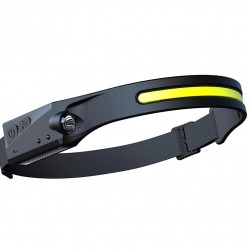 Lanterna de cap slim flexibila cu acumulator 2 in 1Eco-Led